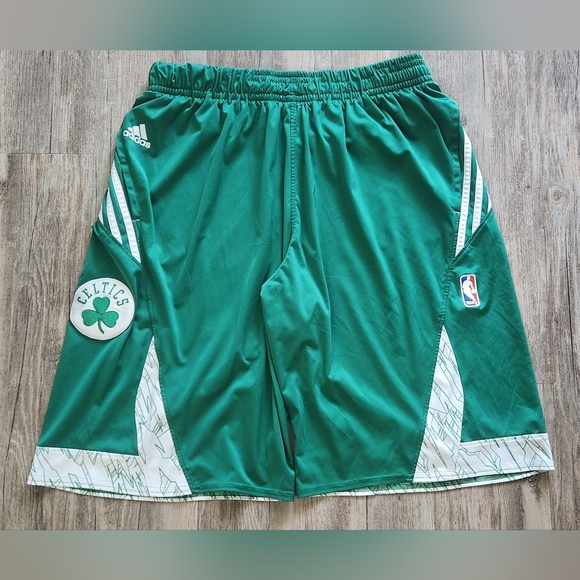 adidas Other - Adidas‎ NBA Boston Celtics Basketball Shorts 2XL Mens Green